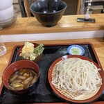 麦香村 - きのこ汁うどんとミニ天丼