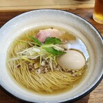 中華そば 心 - 白 中華らーめん1,100円