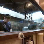 中華蕎麦 御輿 - '15/02/11 カウンター目の前は厨房