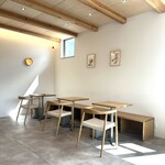 カメイサンのカフェ - 2階席
