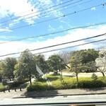 カメイサンのカフェ - お2階カウンター席からの眺め