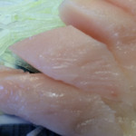 おふくろ亭 - トンボマグロ 100円（おかずが残り少なくなったのでサービス）