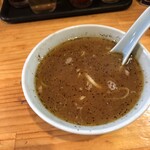 魂の中華そば - スープ割り（無料）