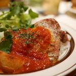 cafe Hohokam - トマトガーリックバターチキンプレート（2015年2月のマンスリーメニュー）