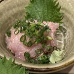 やすらぎ - 同じくカワハギ刺身の肝和え！><　さすが海前☆