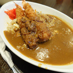 アポロ - 2013年9月　焼カレー＋エビフライ　700円