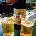 うなぎ屋 廣川 - 鰻にビールが良い感じ♪