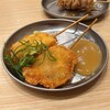 大衆酒場 一番手 - どて串かつ(2本)　218円　