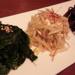 生粋 - 2015年2月　5000円コースより　ナムルたち