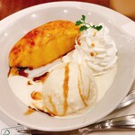 ロイヤルホスト - スイートポテトとバニラブルボンアイス