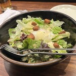 銀座 いっぱし - 温泉玉子のシーザーサラダ