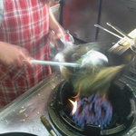 明洋軒 - 天津飯調理中