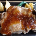 Joifuru - チキンステーキ和風プレミアムソース（５３０円）に，
                        和食セット（２０６円），ライス小盛