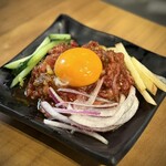 焼肉酒場よんちゃん - ■ハラミユッケ ¥1.100