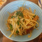 食堂おかん - 豚にらもやし炒め (2026.03.19)