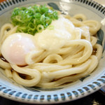 香の川製麺 - 2013年10月　とろ玉うどん（冷・大）480円