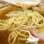 まるしげ - 2013年10月　中華そばの麺の具合