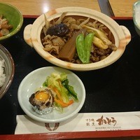 すき焼割烹 かとう - すき焼き重（たまご）