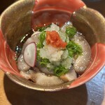 船頭料理 魚庄 - 赤ナマコ酢