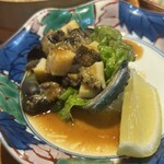 船頭料理 魚庄 - あわびのバター醤油焼き