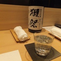 炭火割烹 大嶋 - まずは大吟醸で