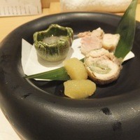 炭火割烹 大嶋 - アナゴの稚魚やカズノコなど