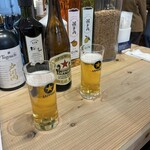 とののベーコン。 - 赤星は2本飲みました