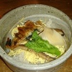 味人 - 蒸し寿司 お付きだしです