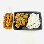 銀座惣菜店 - 料理写真:ネギから揚げ弁当/焼鳥　　2026/1/25