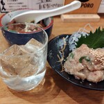 大衆酒場 たばちゃん - 料理写真:鯵のなめろう。なかなかエッジの聞いた味わい。