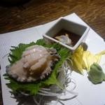 あわ美 - 活アワビのお造り