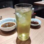 玄品 大宮 ふぐ・うなぎ・かに料理  - あがり代りの緑茶ハイ