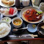 海鮮料理 おかりば - 料理写真:金目鯛兜煮刺身1,800円