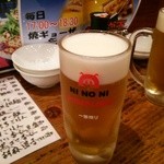 餃子屋　弐ノ弐 - 生ビール