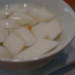 彩雲瑞 - 甜點心（杏仁豆腐）、（ピンボケ御免）