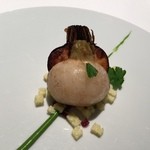 レフェルヴェソンス - 蕪、イタリアンパセリ、バスク黒豚（2015/2ランチ）