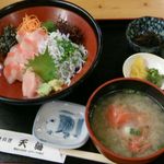 海鮮料理 天海 - キンメとシラス丼セット1800円位
