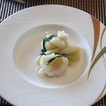 中国料理 皇苑 - 大海老の葱生姜風味炒め