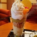 ふなわかふぇ - 芋ようかんソフトパフェ