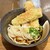 うどん屋 きすけ - 料理写真:ダブル鯛ちくわ天と温泉たまごのぶっかけ