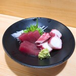 おき野 - 【マグロ、たこぶつ】