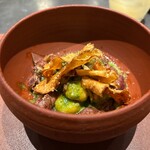 IAKU  - ★7安納芋ニョッキ　ホタルイカ　春菊