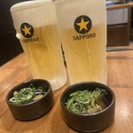大宮牛タンいろ葉 - 乾杯ビール