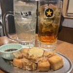 大宮牛タンいろ葉 - 厚揚げ