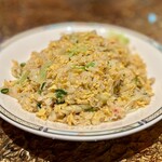 シルクロードガーデン - 蟹肉とレタスの炒飯