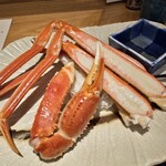 創意割烹 Bonta Hapirin店 - 「越前産」水ガニ半身　3300円