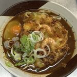 きしめん 住よし - みそきしめん＋かき揚げ,きしめん住よしJR名古屋駅 3・4番ホーム店(名古屋市)TMGP撮影