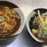 きしめん 住よし - みそきしめん＋かき揚げ,春きしめん,きしめん住よしJR名古屋駅 3・4番ホーム店(名古屋市)TMGP撮影