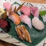 淳ちゃん寿司 - 上握り１１貫