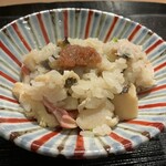 目黒 ながもと - ホッキガイ、ハマグリ、サザエ、アワビ、タイラガイ